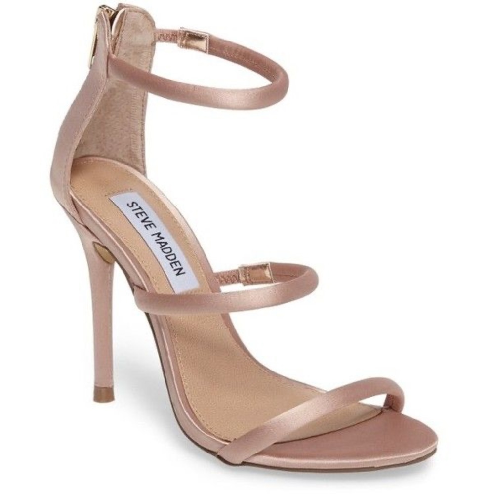 Steve Madden- Wren Satin Stiletto Sandal